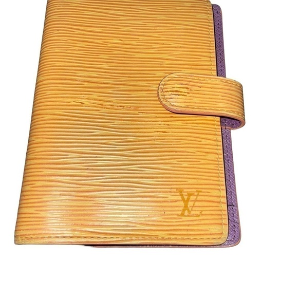 NOT FOR SALE! LOUIS VUITTON YELLOW EPI LEATHER SMALL RING AGENDA PM - Picture 3 of 9